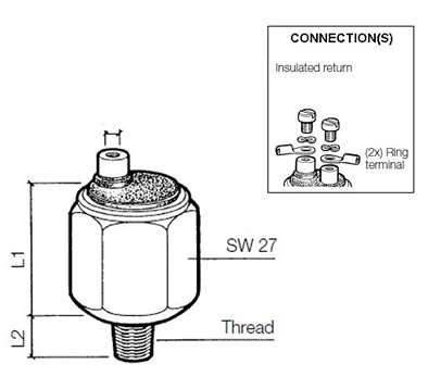 VDO Pressure switch 1.80 Bar